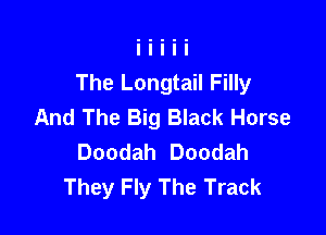 The Longtail Filly
And The Big Black Horse

Doodah Doodah
They Fly The Track