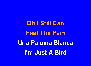 Oh I Still Can
Feel The Pain

Una Paloma Blanca
I'm Just A Bird