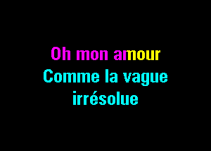 Oh mon amour

Comme la vague
imasolue