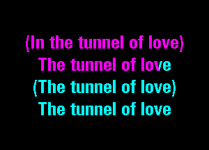 (In the tunnel of love)
The tunnel of love

(The tunnel of love)
The tunnel of love