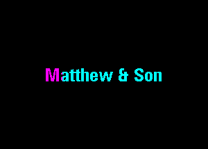 Matthew 3 Son
