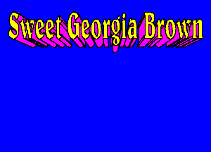 Sweet Georgia Brown