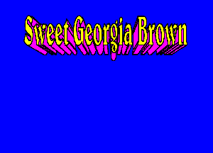 Sweet Georgia Brown