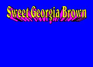 Sweet Georgia Brown