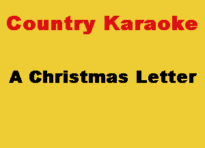 Colmmrgy Kamoke

A GhIrEstmas Letter