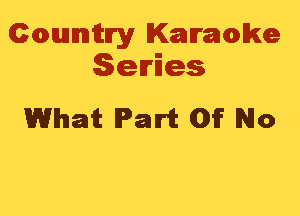 Cmannitn'y Kammwke
Series

What lPaIrit Of No