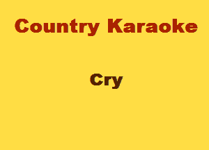 Cowmtlry Karaoke

CW