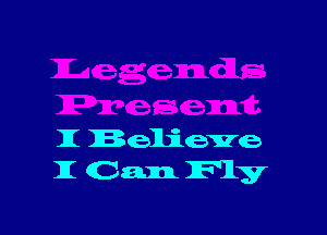 III Believe
)1 Cam Fly