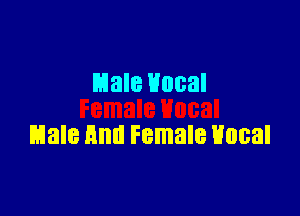 Male UDBaI

Hale Him Female UOGBI