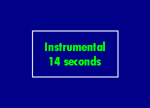Instrumental
M setonds