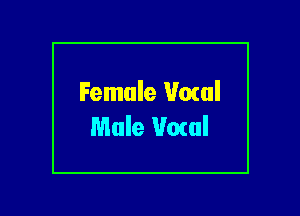 Female Vocal
Mule Howl