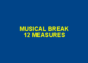MUSICAL BREAK

12 MEASURES