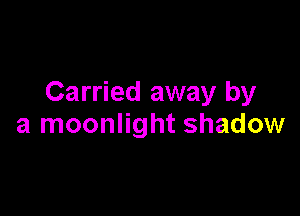 Carried away by

a moonlight shadow