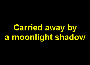 Carried away by

a moonlight shadow