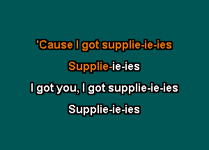 'CauselgotsuppHeJeJes

SuppHeJeJes

lgotyou,lgotsuppne4e4es

SuppHeJeJes