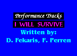 ?erformance Tracgs

Written by
D. Fekaris, F....

IronOcr License Exception.  To deploy IronOcr please apply a commercial license key or free 30 day deployment trial key at  http://ironsoftware.com/csharp/ocr/licensing/.  Keys may be applied by setting IronOcr.License.LicenseKey at any point in your application before IronOCR is used.