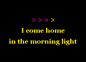 )))

I come home

in the morning light