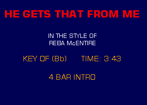 IN THE SWLE OF
HEEM McENNHE

KEY OF EBbJ TIME 3148

4 BAR INTRO