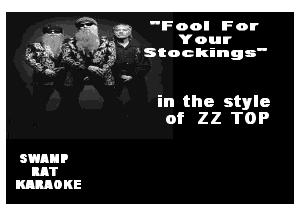 'FOOI For
Your

in the style

of 22 TOP