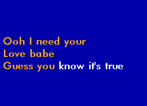 Ooh I need your

Love babe
Guess you know ifs true