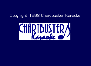 Copyright 1998 Chambusner Karaoke