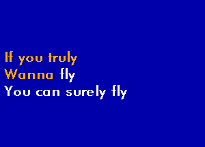 If you truly

W0 n no fly

You can surely Hy
