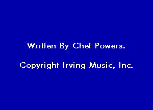 Written By Chet Powers.

Copyright Irving Music, Inc-