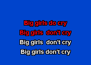 Big girls do cry

Big girls dth cry
Big girls dth cry
Big girls dom cry