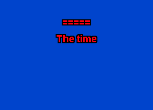 The time