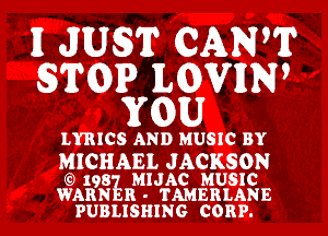 MICHAEL JACKSON
(QWSTMIJACIMUSIC

WARN REITAMERIIANE
PUBLISHING CORP.