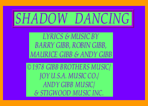 SHADOW NDANCINC

J.'. '.'-J.' .H' I..'- .'I33I I lIIJTJ'I REM .'.'f5.'I'.'
III.JJ..'..I5.'. .13f5.'I'..' I'.'I.J.'
IJJI'II fI'JSJI'.
'5T'II' I'.JI.JI'J '.'.'5'.'I'..' .'..'JI'..'.