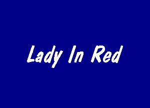 lady In Red