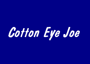 Cami) Eye Joe