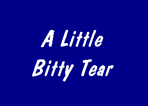 141 117er

Biffy Tear