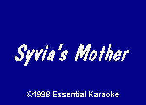 99'1112? 3' Mofber

691998 Essential Karaoke