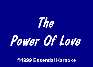 777a

Power Of love

(91999 Essential Karaoke