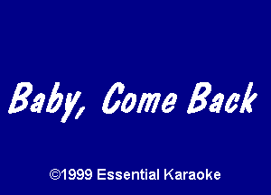 3361!, 600w Beck

CQ1999 Essential Karaoke