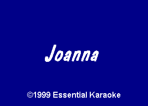 Jammy

CQ1999 Essential Karaoke