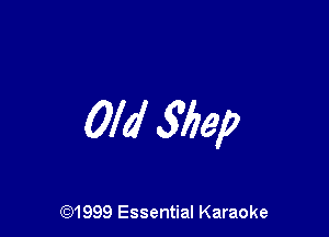 Old swap

CQ1999 Essential Karaoke