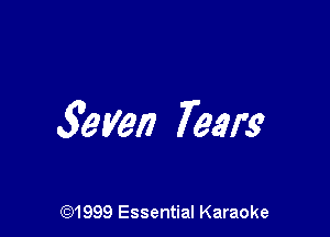 Shem) 7931's

CQ1999 Essential Karaoke