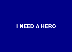 I NEED A HERO