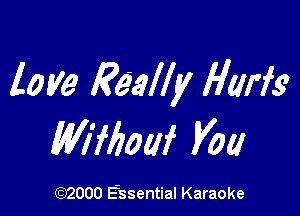 love Really Hark

Mifloaf VOL!

(972000 Essential Karaoke