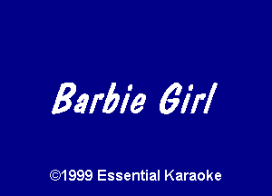 Barbie 6M

CQ1999 Essential Karaoke
