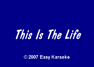 7711? Is 771311723

Q) 2007 Easy Karaoke