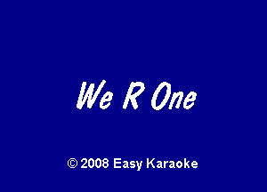 We ROM

Q) 2008 Easy Karaoke