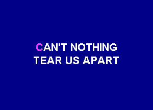 CAN'T NOTHING

TEAR US APART