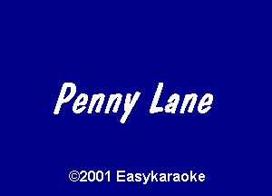 Penny lane

(92001 Easykaraoke