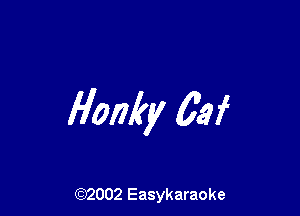 Honky 63f

(92002 Easykaraoke