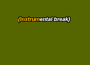 (Instrumenta! break)