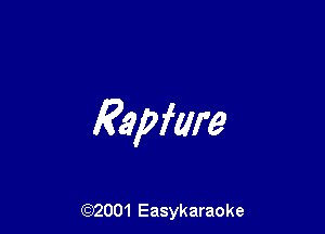 Rapfure

(92001 Easykaraoke
